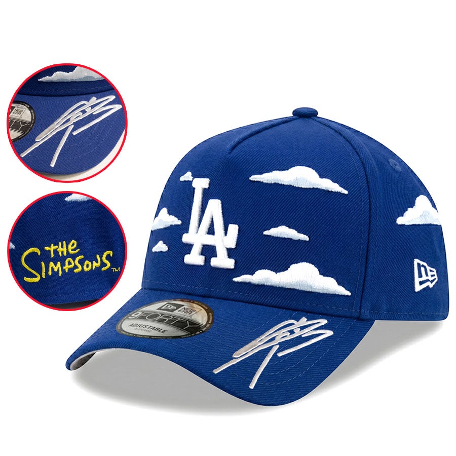 MLB 山本由伸 ドジャース キャップ 【海外カスタム】シンプソンズ