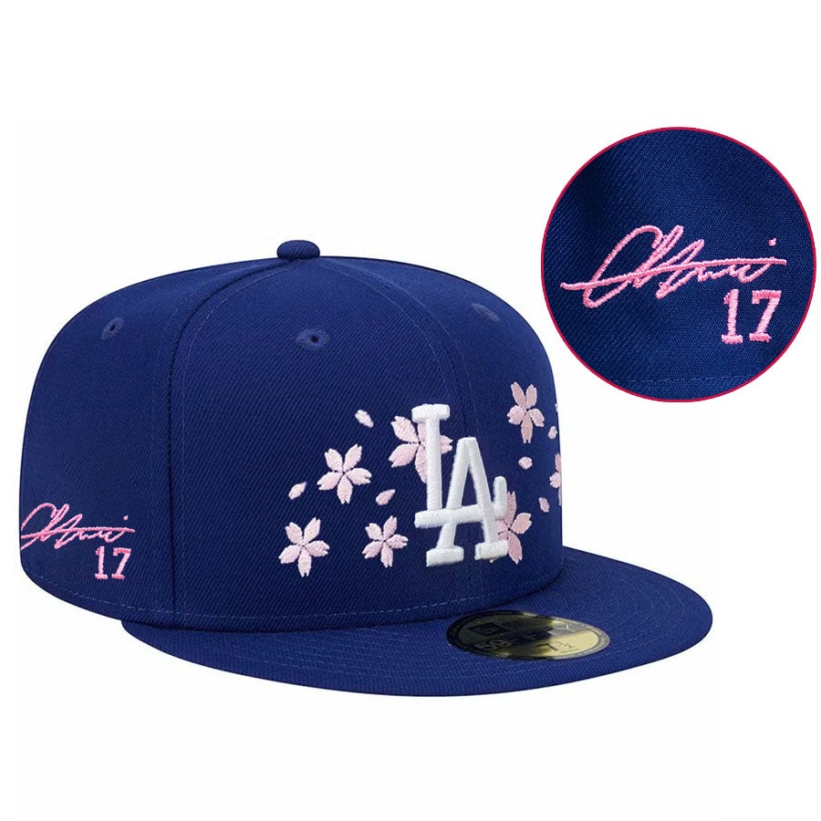 ◆他のサイト決定◆LA大谷刺繍サイン入りneweraキャップsizeフリー MLB】ドジャース・大谷翔平選手のサイン刺繍入りCAPが店頭新入荷