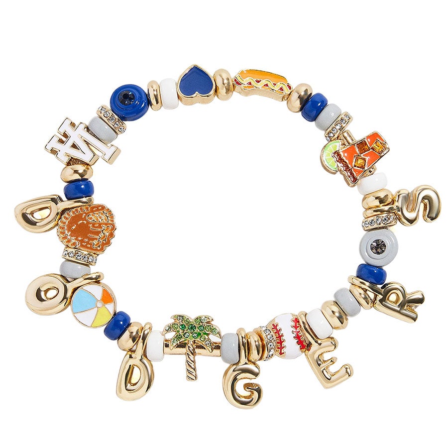 MLB ドジャース アクセサリー ブレスレット 【海外買付】Multi Gold