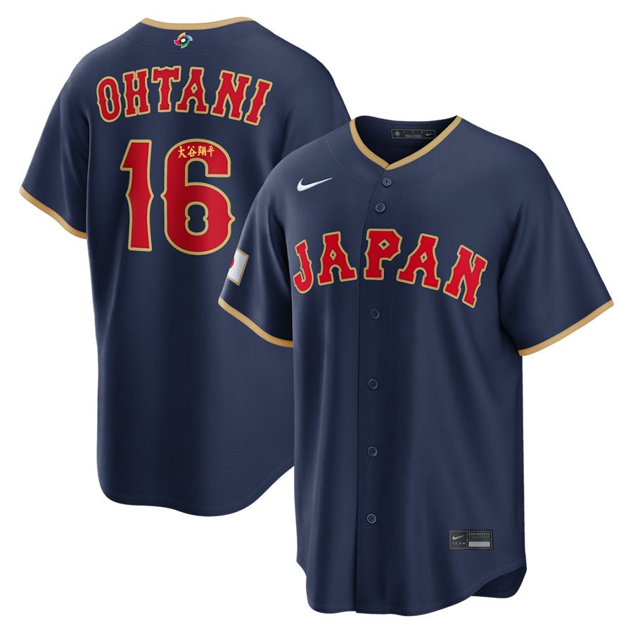 WBC 大谷翔平 Japan ユニフォーム 【海外カスタム】サイン刺繍 2026
