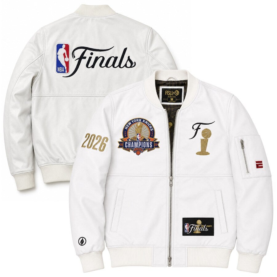 NBA ニックス レザージャケット 【海外モデル】NBAファイナル2026 優勝