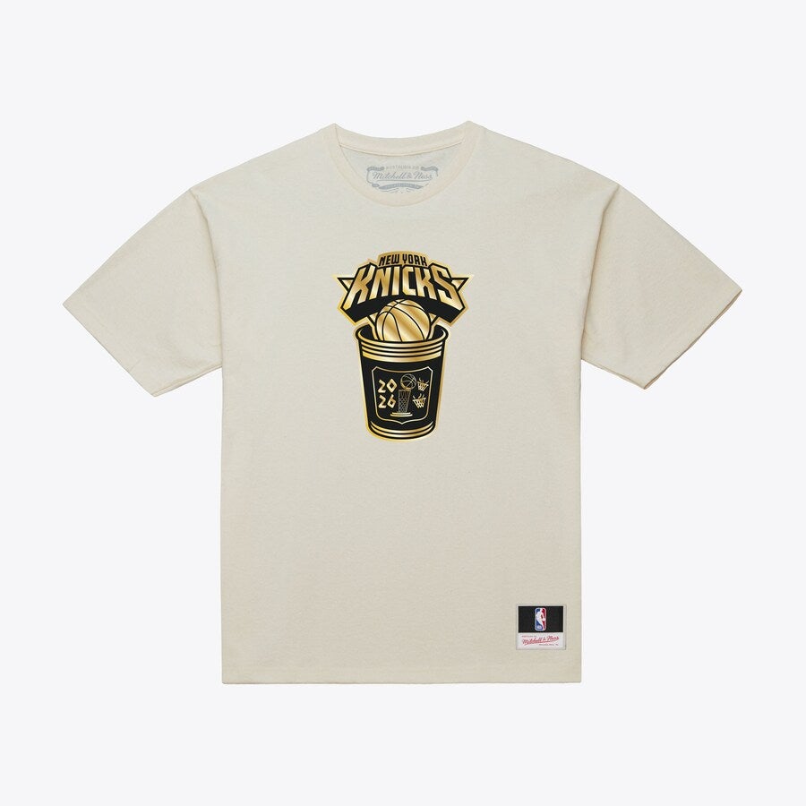 NBA ニックス Tシャツ 【海外モデル】NBAファイナル2026 優勝記念 Gold