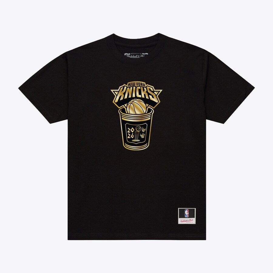 NBA ニックス Tシャツ 【海外モデル】NBAファイナル2026 優勝記念 Gold