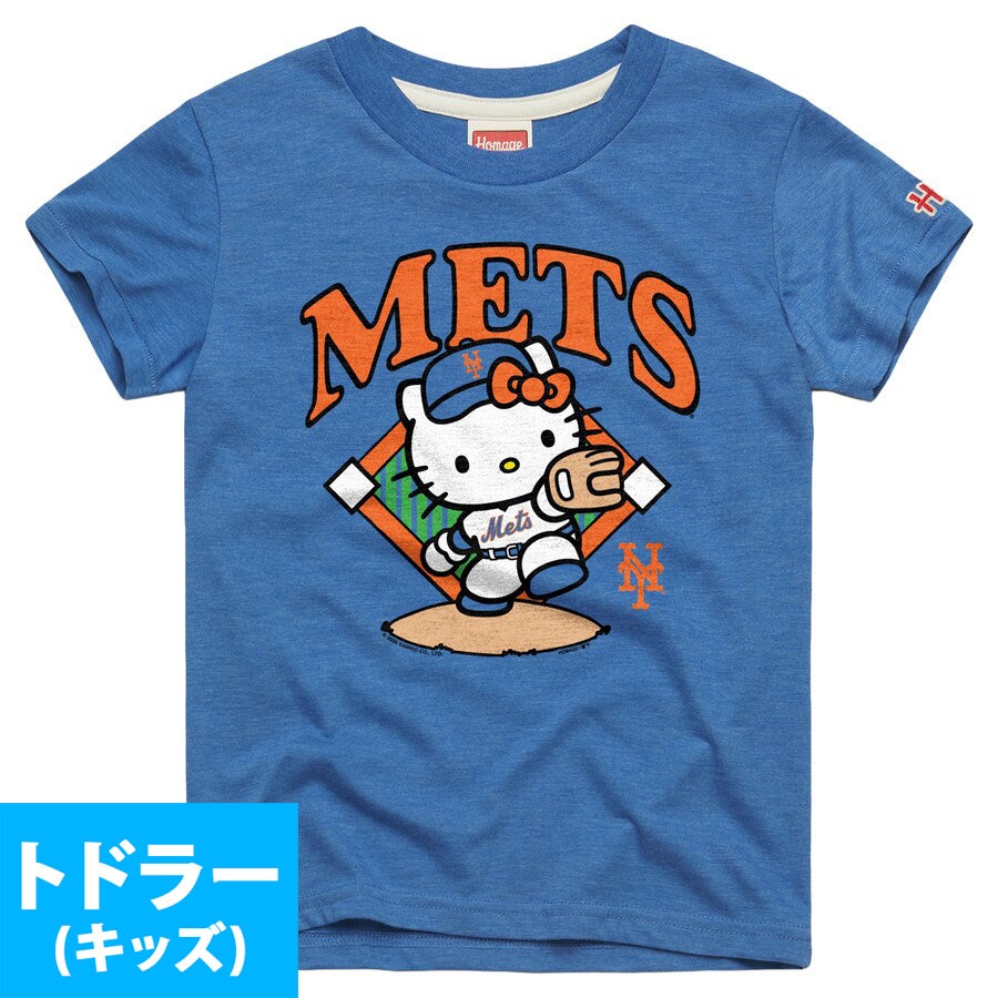 MLB メッツ Tシャツ トドラー キッズ ハローキティ Hello Kitty Tri