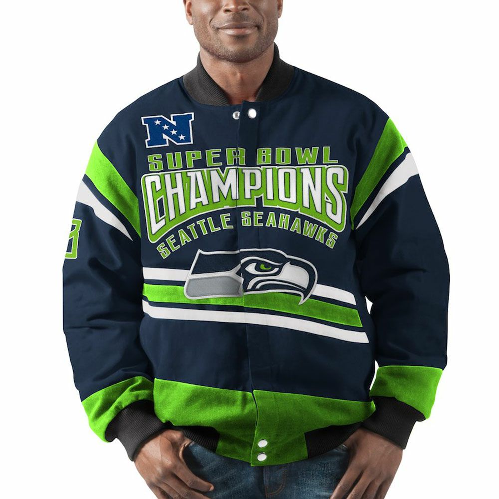 NFL スタジャン NFL スタジアムジャンパー シーホークス ジャケット/スタジャン
