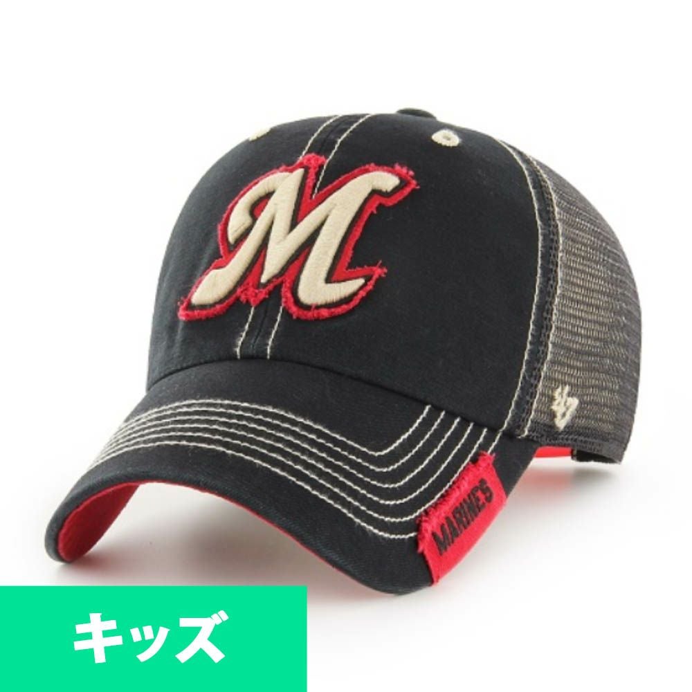 千葉ロッテマリーンズキャップ 千葉ロッテマリーンズ グッズ メッシュキャップ ソリッドメッシュ