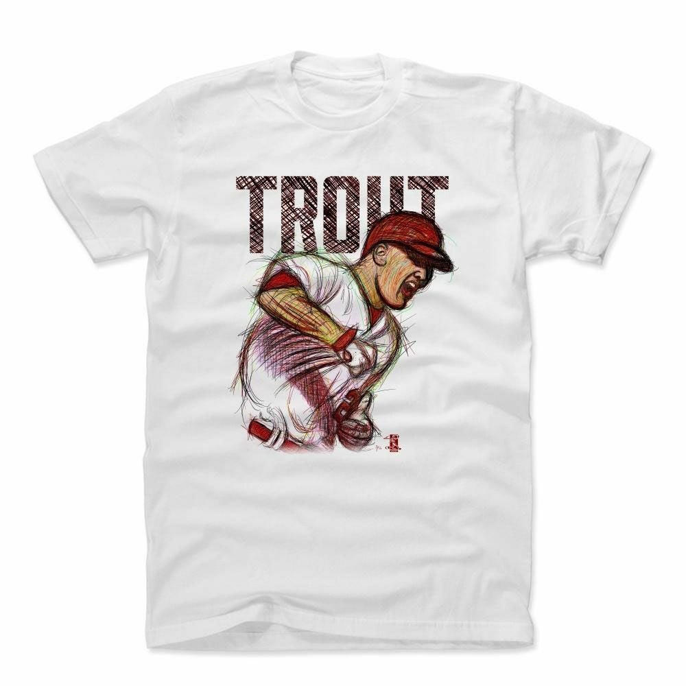 MLB Tシャツ エンゼルス マイク・トラウト Player Art Cotton T-Shirt