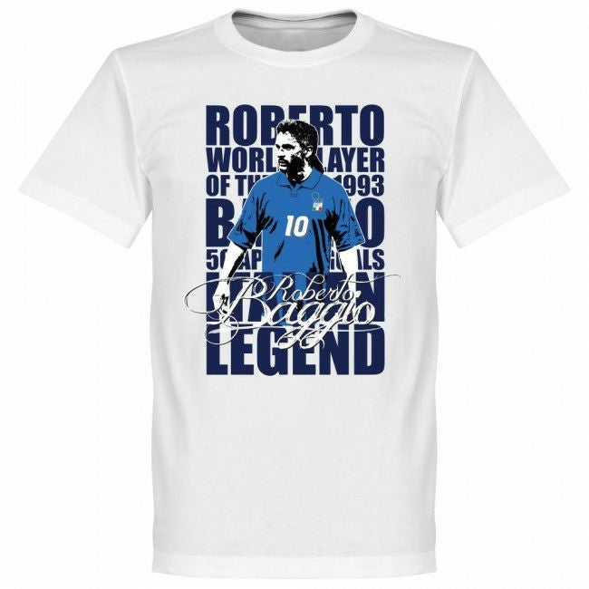 イタリア代表 ロベルト・バッジョ Tシャツ SOCCER レジェンド サッカー