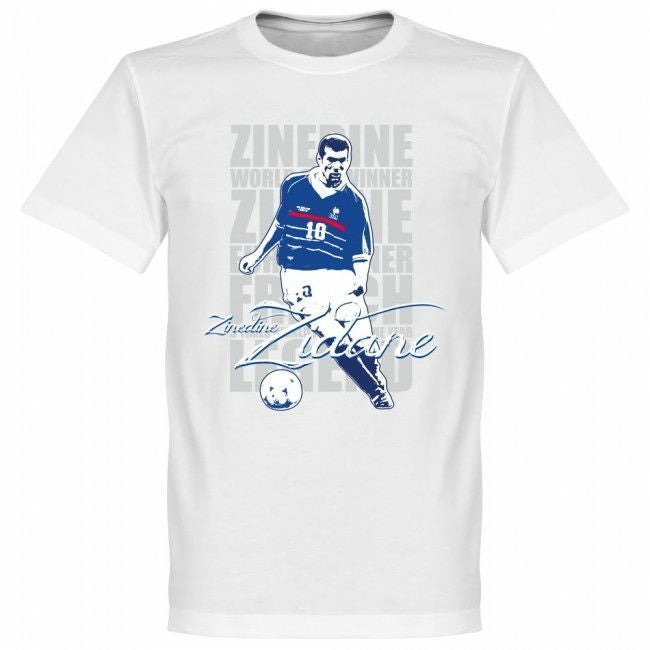 フランス代表 ジネディーヌ・ジダン Tシャツ SOCCER レジェンド