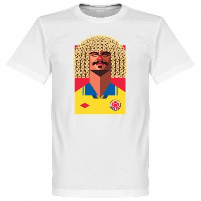 コロンビア代表 バルデラマ Tシャツ SOCCER プレイメーカー ホワイト