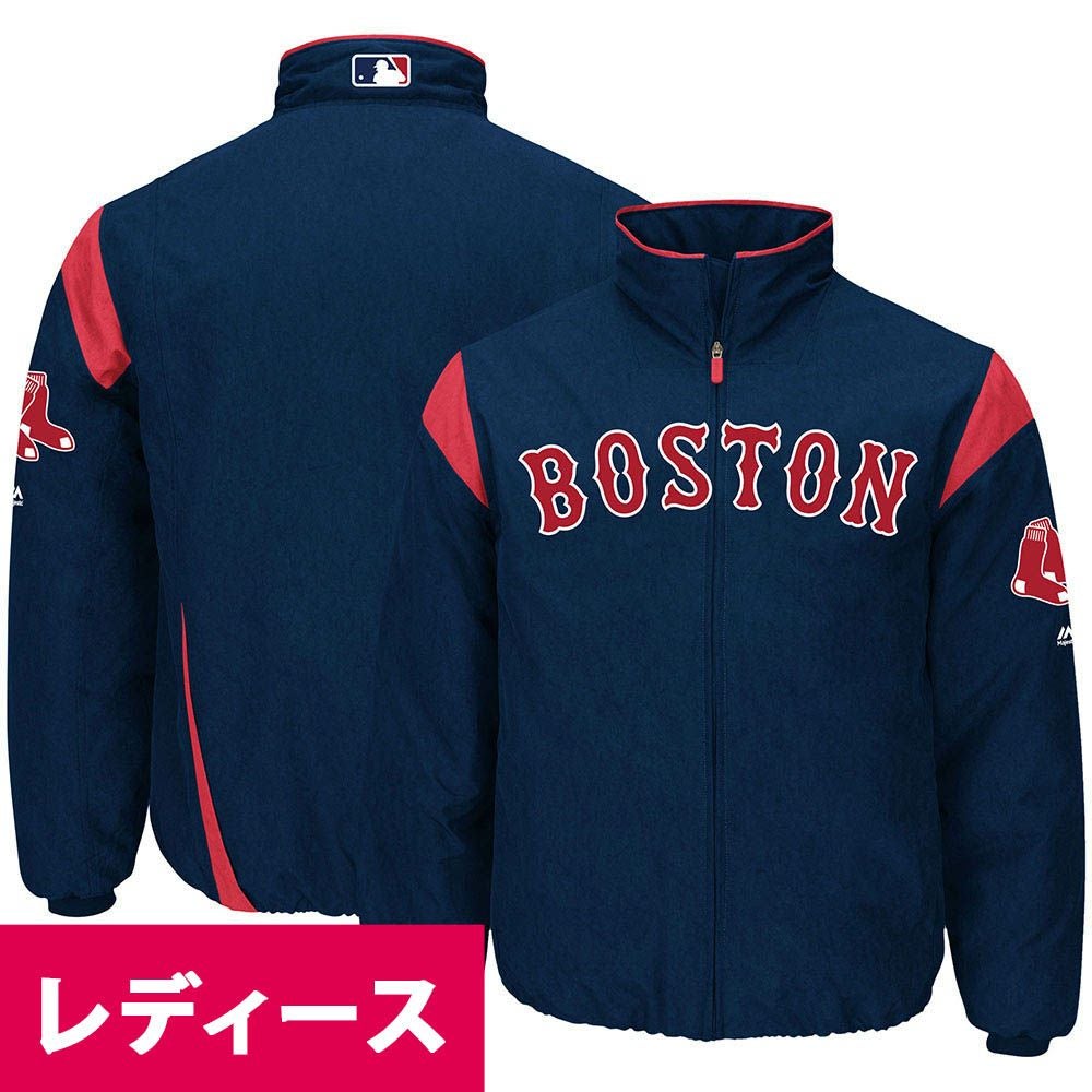 Majestic × BOSTON RED SOX フリース裏地 古着スタジャン 【公式通販】