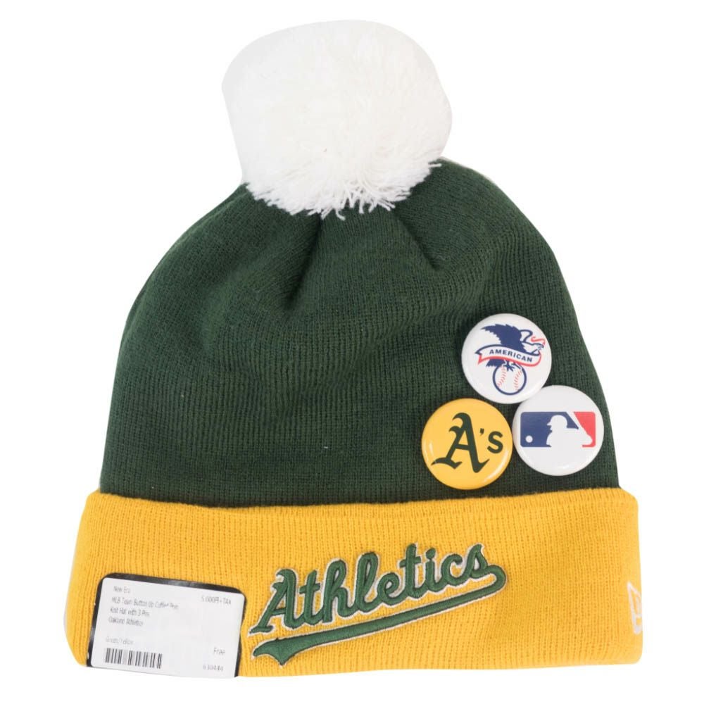 MLB オークランド・アスレチックス ニットキャップ/ニット帽 ピンズ