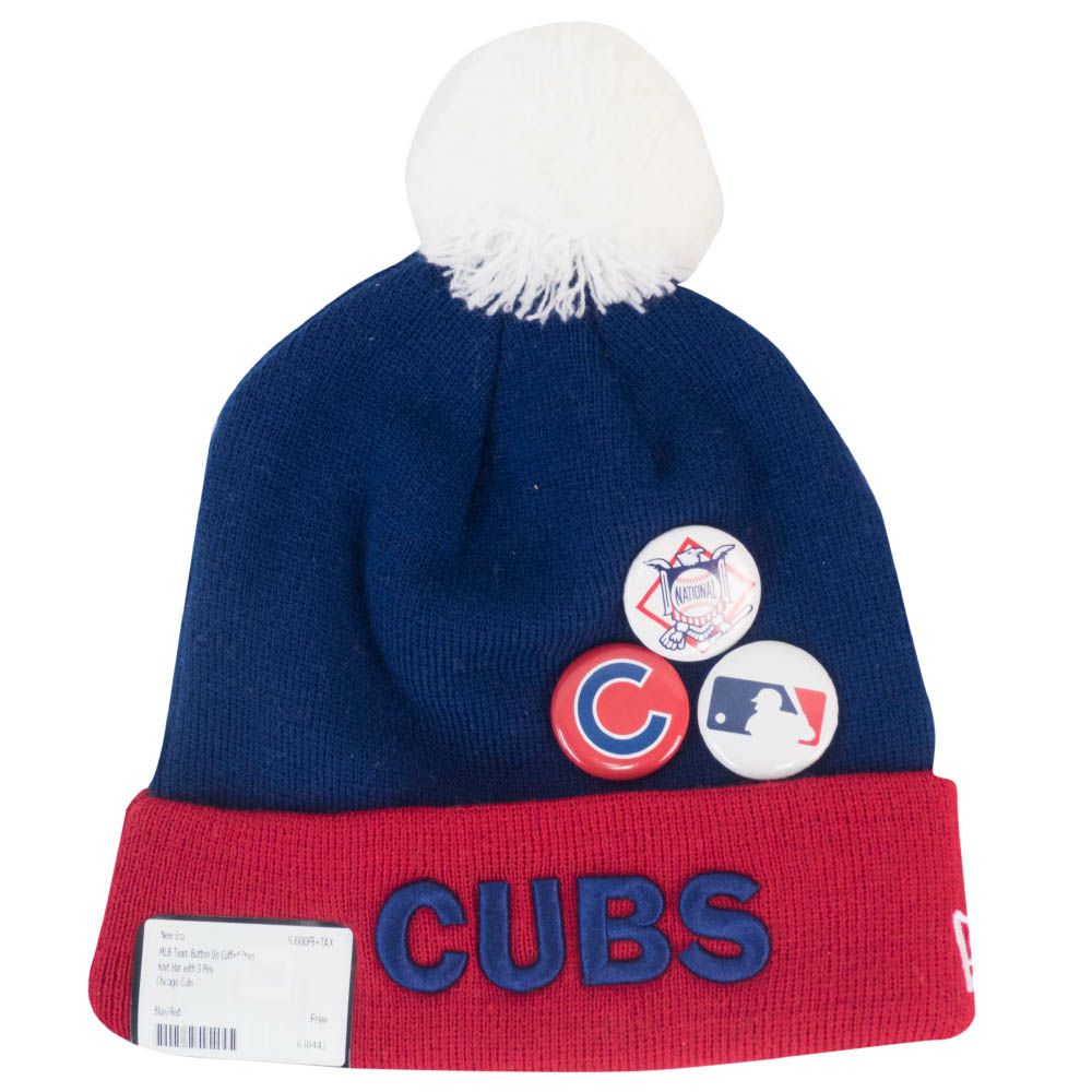 MLB シカゴ・カブス ニットキャップ/ニット帽 ピンズ カフド