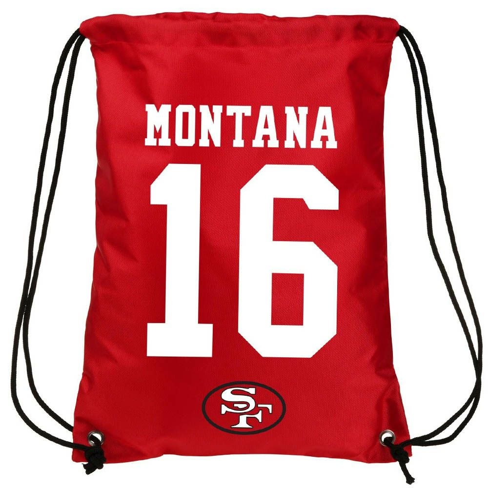 NFL ジョー・モンタナ 49ers プレイヤー ナップサック バックパック