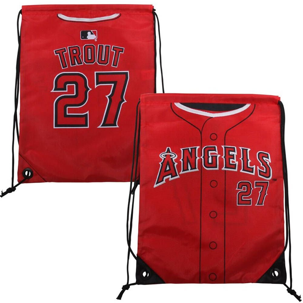 MLB マイク・トラウト ロサンゼルス・エンゼルス ナップサック バック
