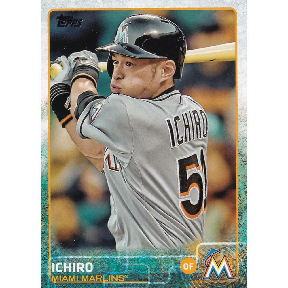 fleer focus  ichiro/イチロー ジャージ プリント カード fleer focus ichiro/イチロー ジャージ プリント カード