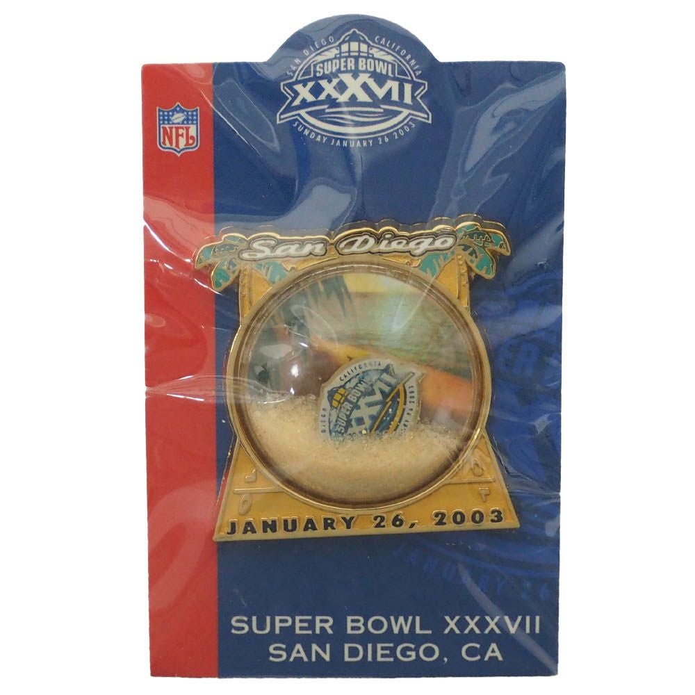 NFL 第37回スーパーボウル ラベル ピンズ ピンバッジ: Sun Sand
