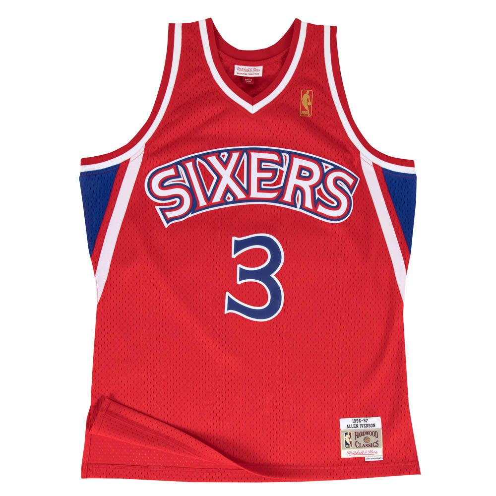 NBA 76ers アレン・アイバーソン ユニフォーム レッド - NBA