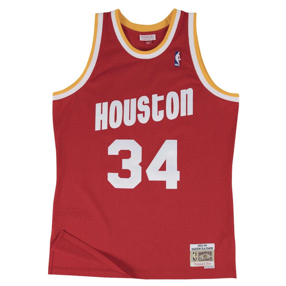 Mitchell & Ness - 美品 アキーム・オラジュワン ヒューストンロケッツ スウィングマン ユニフォーム NBA アキーム・オラジュワン ヒューストン・ロケッツ ユニフォーム