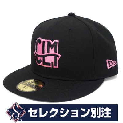 千葉ロッテマリーンズ グッズ キャップ 別注 カスタムカラー 59FIFTY ニューエラ New Era ブラック CLM 平つば キャップ 特集 MLB NBA NFL プロ野球グッズ専門店 公式オンラインストア