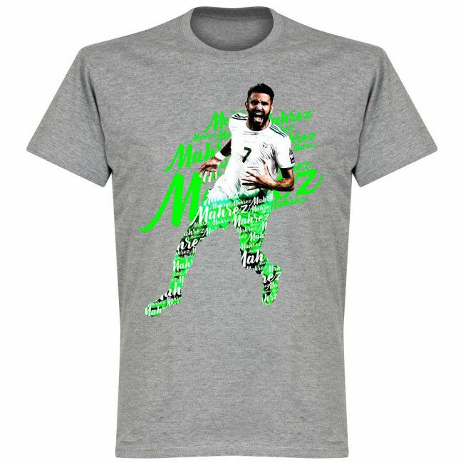 SOCCER リヤド・マフレズ アルジェリア代表 Tシャツ スクリプト RETAKE