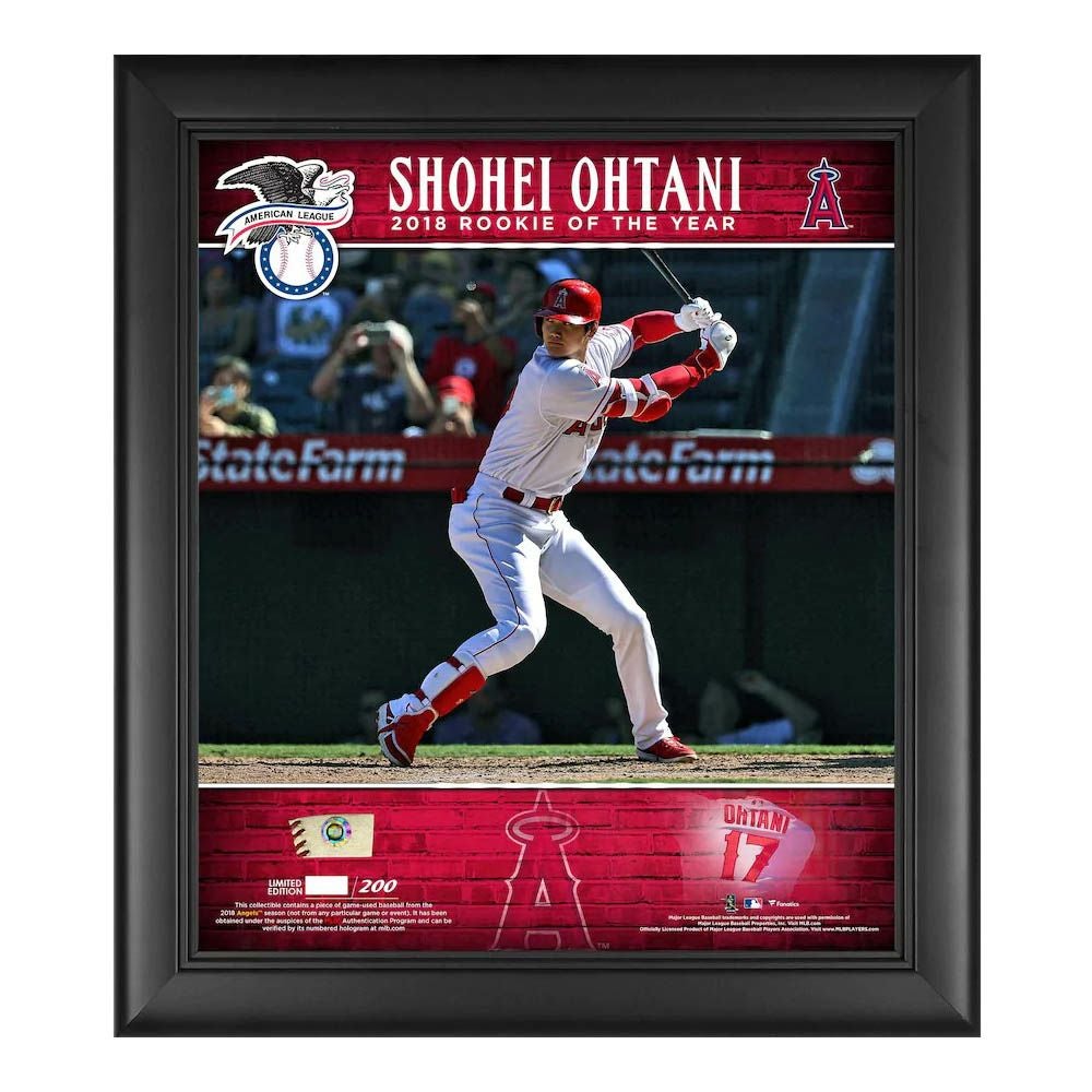 MLB 大谷翔平 ロサンゼルス・エンゼルス 2018 ア・リーグ 新人賞 受賞