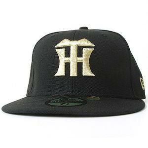 阪神タイガース グッズ キャップ/帽子 ブラック/ゴールド ニューエラ