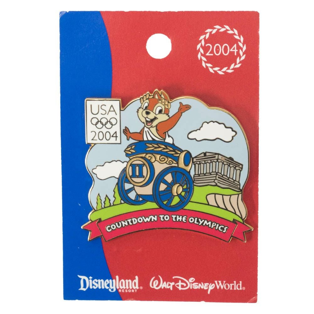 Olympic リロ & スティッチ USA 2004 Countdown to the Olympics Pin