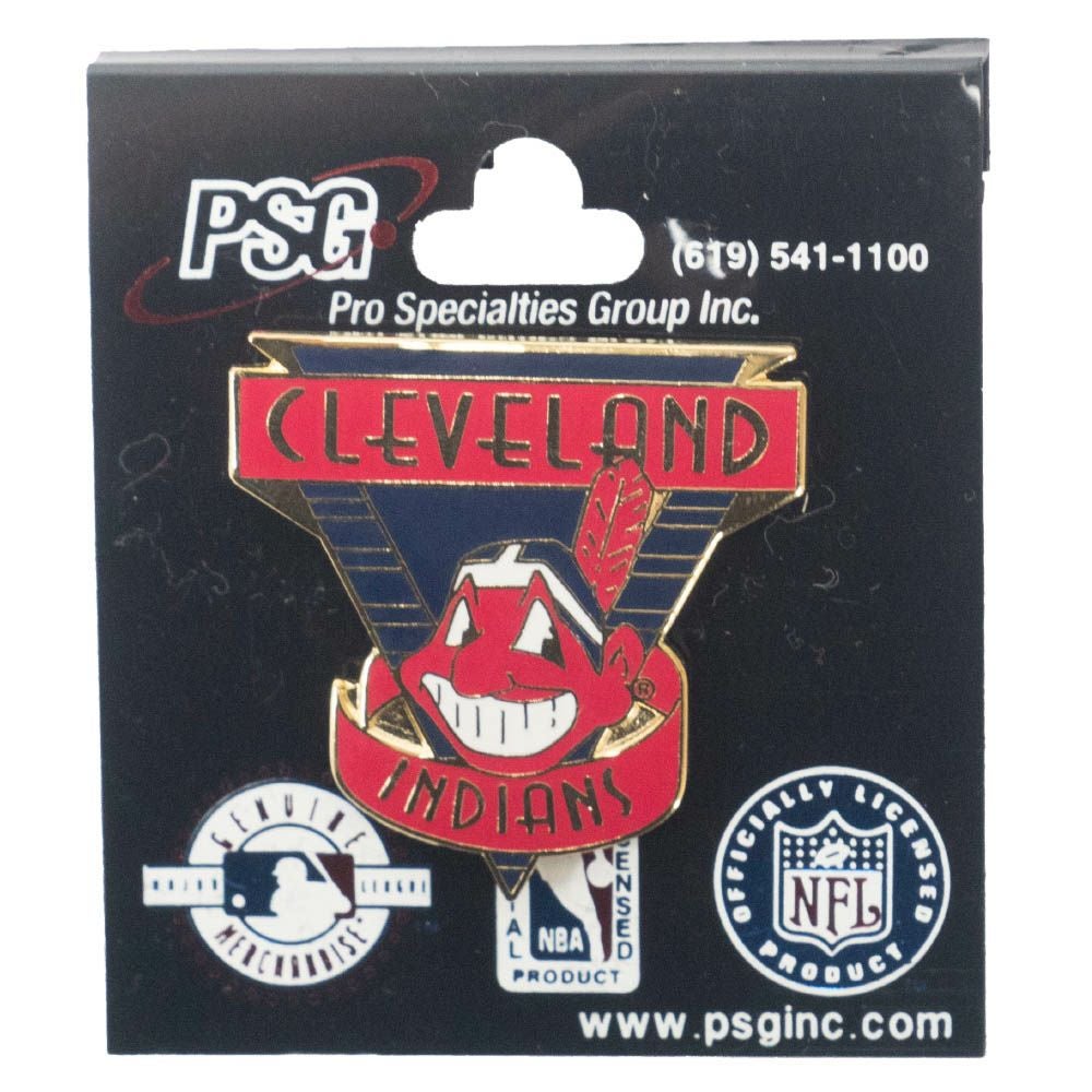 MLB クリーブランド・インディアンス Chief Wahoo Tri Pin PSG